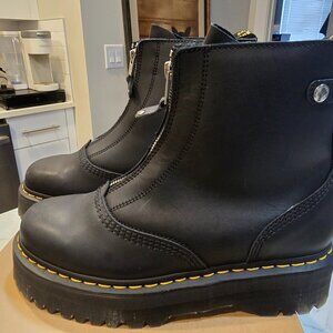 Dr Martens Jetta Sendal Leather Boots Black Men Size 10 US NEW RARE